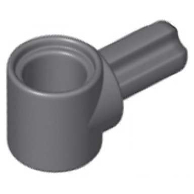 dark bluish gray technic axle and pin connector hub with 1l axle