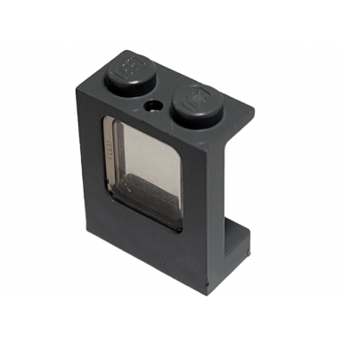 dark bluish gray window 1 x 2 x 2 plane with trans-brown glass 2377 4862