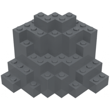 dark bluish gray rock panel 8 x 8 x 6 medium symmetric murp