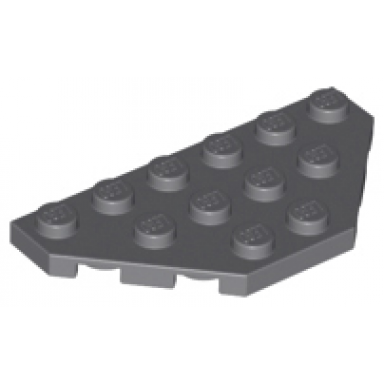 dark bluish gray wedge plate 3 x 6 cut corners