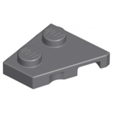 dark bluish gray wedge plate 2 x 2 left