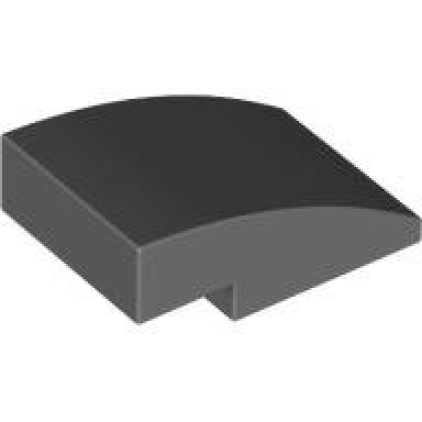dark bluish gray slope curved 3 x 2