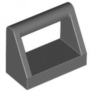 dark bluish gray tile modified 1 x 2 with bar handle