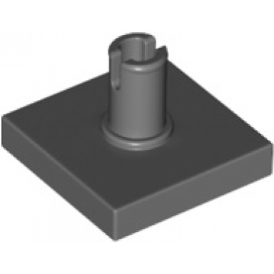 dark bluish gray tile modified 2 x 2 with pin