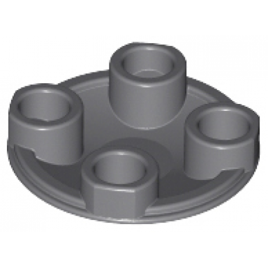 dark bluish gray plate round 2 x 2 with rounded bottom boat stud