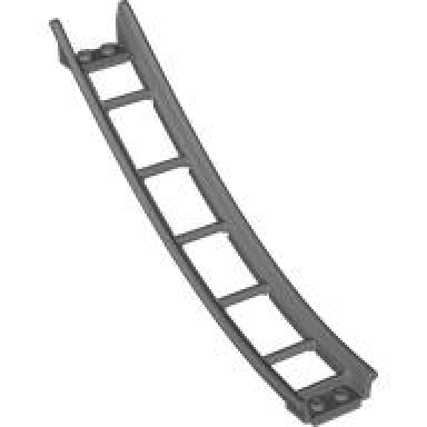 dark bluish gray train track roller coaster ramp large lower part 6 bricks elevation