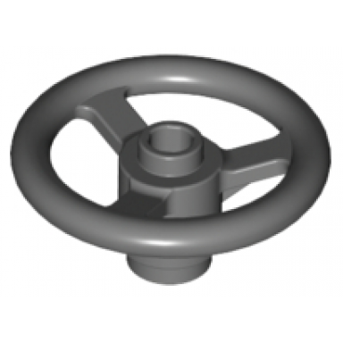 dark bluish gray technic steering wheel small 3 studs diameter