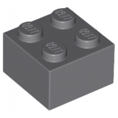 dark bluish gray brick 2 x 2