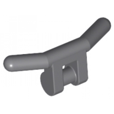 dark bluish gray minifigure utensil handlebars