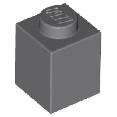 dark bluish gray brick 1 x 1