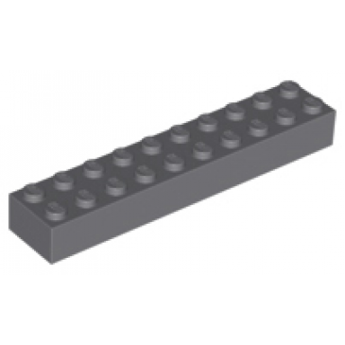 dark bluish gray brick 2 x 10