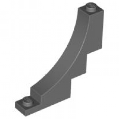 dark bluish gray arch 1 x 5 x 4 inverted