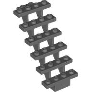 dark bluish gray stairs 7 x 4 x 6 straight open