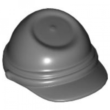 dark bluish gray minifigure headgear cavalry cap kepi