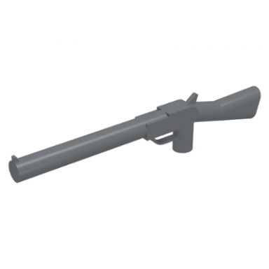 dark bluish gray minifigure weapon gun rifle