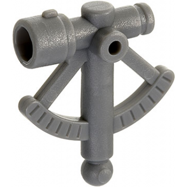 dark bluish gray minifigure utensil sextant quadrant