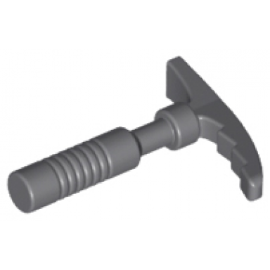 dark bluish gray minifigure utensil ice axe - 6-rib handle