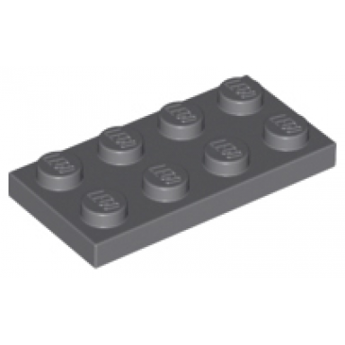 dark bluish gray plate 2 x 4