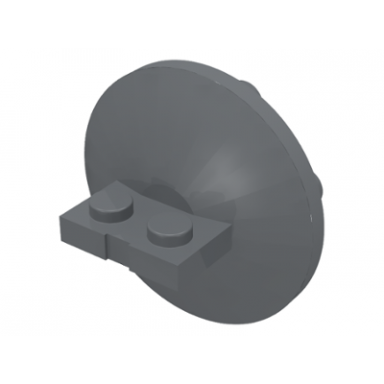 dark bluish gray bracket 1 x 2 - 4 x 4 round dish