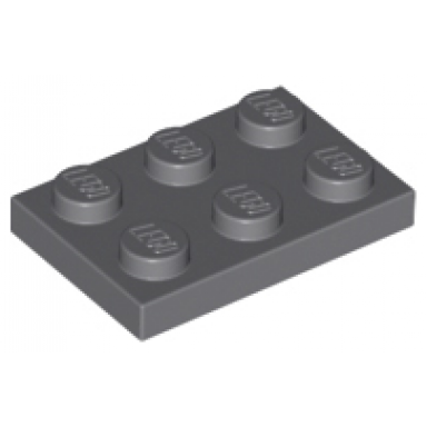 dark bluish gray plate 2 x 3