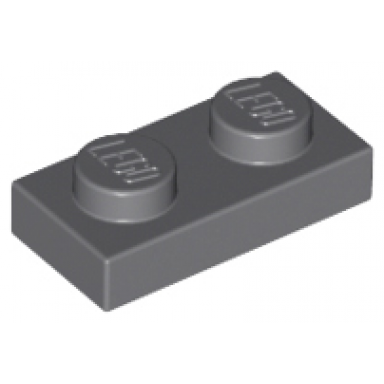 dark bluish gray plate 1 x 2