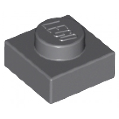 dark bluish gray plate 1 x 1