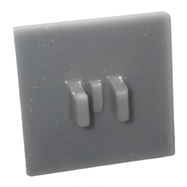 dark bluish gray road sign 2 x 2 square with clip