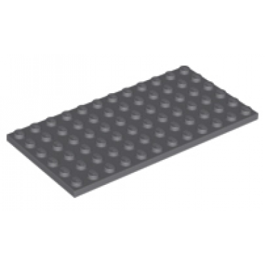 dark bluish gray plate 6 x 12