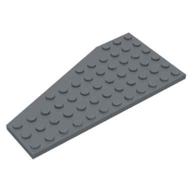 dark bluish gray wedge plate 12 x 6 right