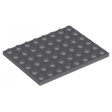 dark bluish gray plate 6 x 8
