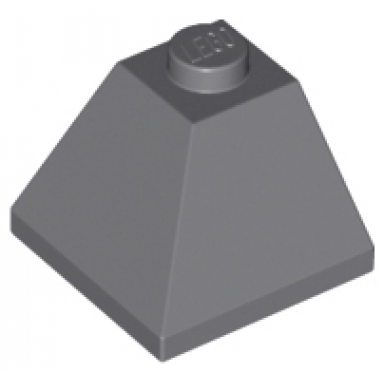 dark bluish gray slope 45 2 x 2 double convex corner