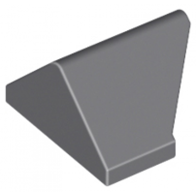 dark bluish gray slope 45 2 x 1 double inverted with bottom stud holder