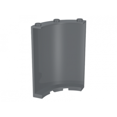 dark bluish gray cylinder quarter 4 x 4 x 6