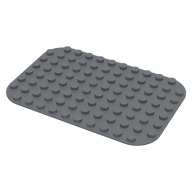 dark bluish gray duplo baseplate 8 x 12