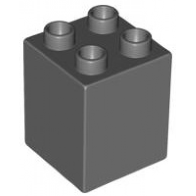 dark bluish gray duplo brick 2 x 2 x 2