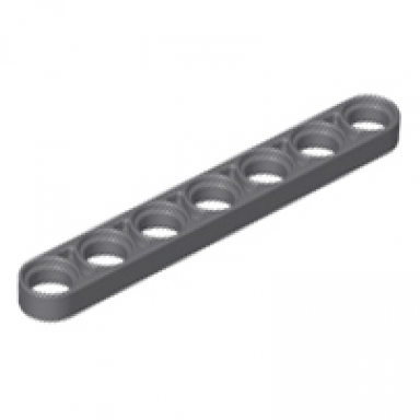 dark bluish gray technic liftarm thin 1 x 7
