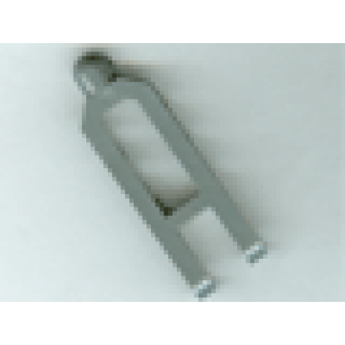 dark bluish gray technic steering arm 6.5 x 2 with tow ball socket rounded chamfered