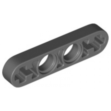 dark bluish gray technic liftarm thin 1 x 4 - axle holes