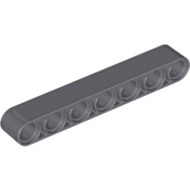dark bluish gray technic liftarm thick 1 x 7