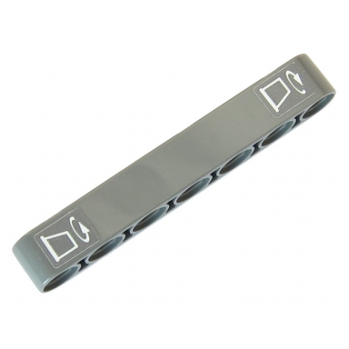 dark bluish gray technic liftarm thick 1 x 7 with cab rotation operating instructions pattern stickers - set 42054
