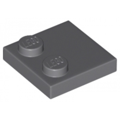 dark bluish gray tile modified 2 x 2 with studs on edge