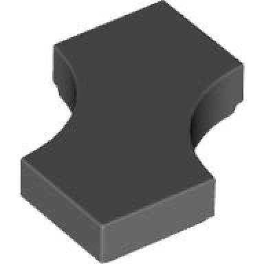 dark bluish gray tile modified 2 x 2 with 2 1 x 1 curved cutouts double arrow