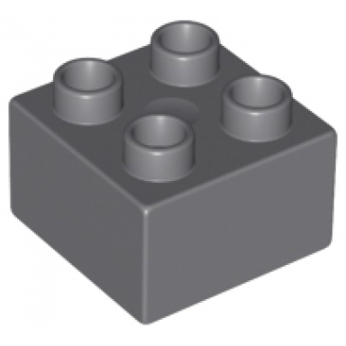 dark bluish gray duplo brick 2 x 2