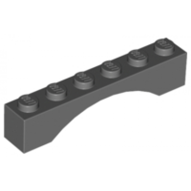 dark bluish gray arch 1 x 6