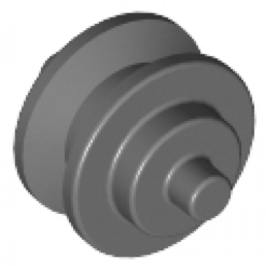 dark bluish gray wheel center small with stub axles pulley wheel