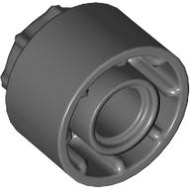 dark bluish gray technic driving ring extension with 8 teeth inside and outside