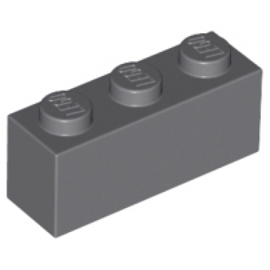 dark bluish gray brick 1 x 3