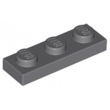 dark bluish gray plate 1 x 3
