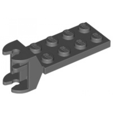 dark bluish gray hinge plate 2 x 4 with articulated joint - female