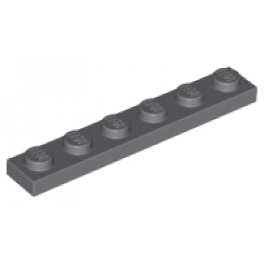 dark bluish gray plate 1 x 6